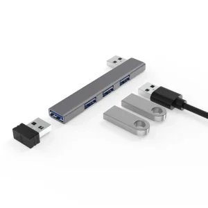 Hub USB-C 3.0 Multifuncional 4 Portas OTG